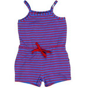 Girls Striped Tank Romper